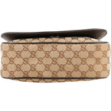 Gucci Monogram GG Canvas Messenger Crossbody Bag