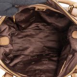 MCM Monogram Visetos Leather Satchel Hobo Handbag