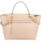 Céline Beige Grained Leather Belt Handbag
