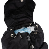 Prada Black Nylon Triangle Backpack