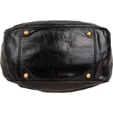 Miu Miu Vitello Shine Leather Bow Bauletto Handbag