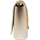 Saint Laurent Grained Leather Sunset Chain Wallet Crossbody Bag