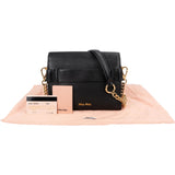 Miu Miu Madras Leather Flap Crossbody Bag