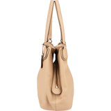 Coach Pebbled Leather Edie Shoulder Bag