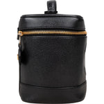 Chanel Caviar Leather Vanity Case Handbag - vintageandkickz