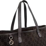 Gucci Monogram GG Canvas Tote Shoulder Bag