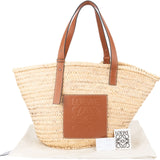 Loewe Palm Leaf Basket Raffia Shoulder Bag