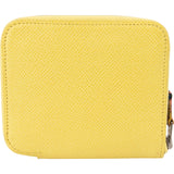 Hermès Yellow Epsom Leather Silk'in Azap Compact Wallet