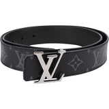 Louis Vuitton Monogram Eclipse LV Initiales Reversible Belt (85 / 34) M0450
