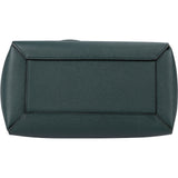 Celine Dark Green Grained Calfskin Belt Nano Handbag