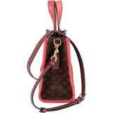 Coach Monogram Field Tote 22 in Signature Jacquard Stripe Crossbody Handbag