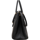 Prada Black Saffiano Leather Galleria Handbag
