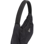 Prada Black Nylon Triangle Vintage Re-Edition Handbag - vintageandkickz