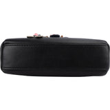 Fendi Leather Flowerland Micro Peekaboo Handbag