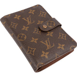Louis Vuitton Canvas Monogram Porto Papier Zip Wallet