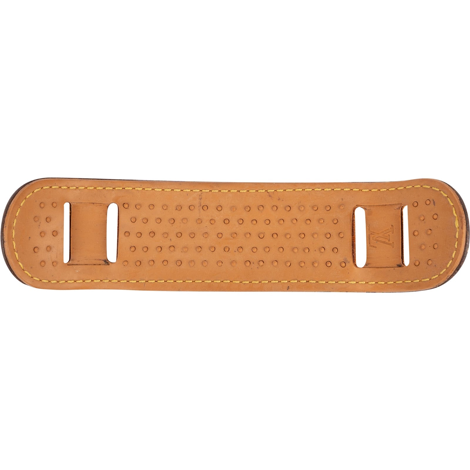 Louis Vuitton Vachetta Leather Shoulder Strap Pad Schulterstück - vintageandkickz