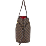 Louis Vuitton Monogram Damier Ebene Canvas Neverfull MM Shoulder Bag