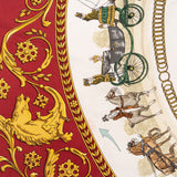 Hermès La Promenade de Longchamps Silk Carre 90 Scarf Tuch