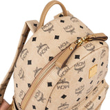 MCM Monogram Visetos Small Sie Studs Stark Backpack