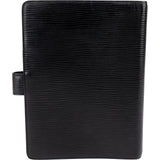 Louis Vuitton Noir Epi Leather Agenda MM Organizer