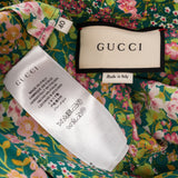 Gucci Green Floral Print Longsleeve Maxi Dress (IT40)