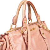 Miu Miu Vitello Lux Bow Handbag