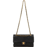 Chanel Quilted Lambskin 24K Gold Single Flap Shoulder Bag
