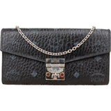 MCM Monogram Visetos Patricia Wallet on Chain Crossbody bag