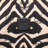 MCM Monogram Visetos Liz Shopper Tote Shoulder Bag