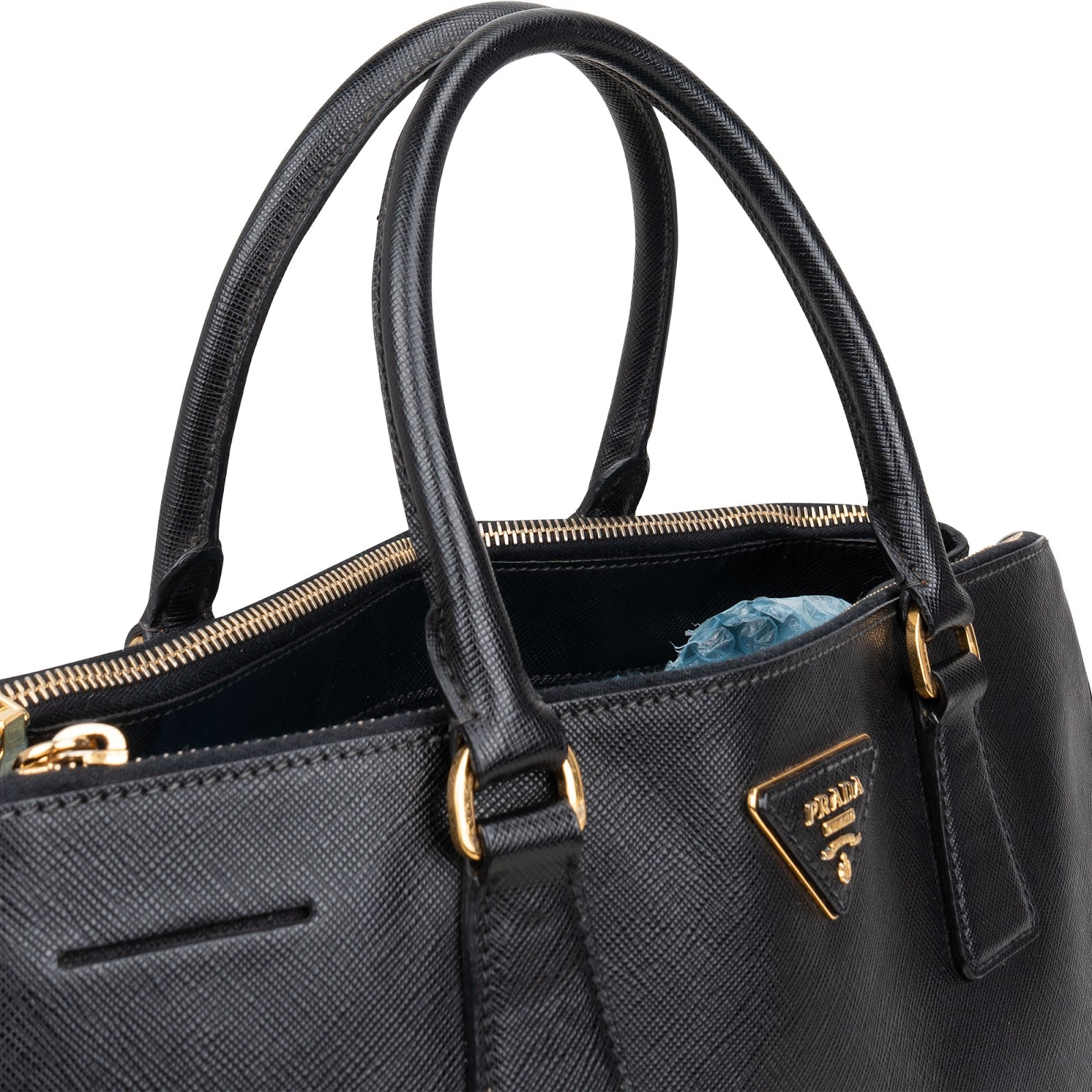 Prada Saffiano Leather Galleria Handbag - vintageandkickz