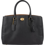 Coach Pebbled Leather Brooke Carryall 36 Satchel Handbag