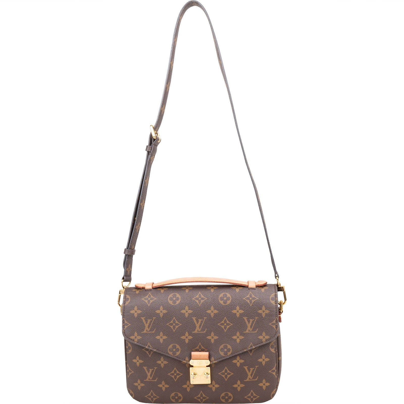 [🔄️B22 / F24] Louis Vuitton Monogram Canvas Pochette Métis Crossbody Bag - vintageandkickz