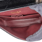 Chanel Quilted Caviar Leather Small Double Flap Shoulder Bag