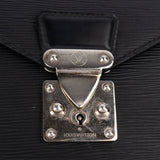 Louis Vuitton Noir Epi Leather Sellier Dragonne Pochette Clutch