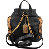Coach CC Print Shearling X Jennifer Lopez Rucksack Backpack