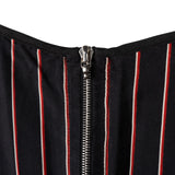 Louis Vuitton Sample Multicolor Dot & Striped Pattern Cross Bow Top Dress (XS)