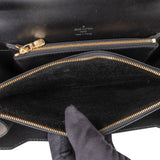 Louis Vuitton Noir Epi Leather Concorde Handbag