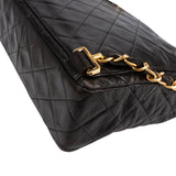 Chanel Quilted Lambskin 24K Gold Small Single Flap Backpack