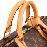 Louis Vuitton Monogram Canvas Keepall 55 Bandoulière Travel Bag