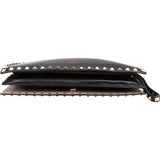 Valentino Garavani Calf Leather Rockstud Flat Clutch