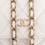 Chanel Quilted Caviar Quilted Wallet On Chain Crossbody Bag