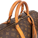 Louis Vuitton Monogram Canvas Keepall 55 Bandoulière Travel Bag
