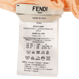 Fendi Pink Ruffled FF Emblem Bikini Top Swimwear (DE34 /XS)