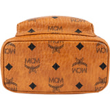 MCM Monogram Visetos Side Studs Stark Bebe Boo Mini Backpack