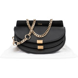 Chloé Black Leather Georgia Shoulder Crossbody Bag