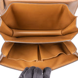 Celine Classic Brown Boxcalf Leather Medium Boc Crossbody Bag