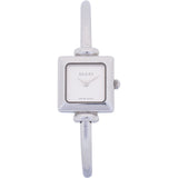 Gucci Silver Tone 1900L Square Bangle Woman Watch