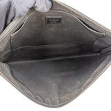 Louis Vuitton Monogram Eclipse Discovery Pochette Laptop Clutch - vintageandkickz