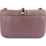 Valentino Leather Rockstud Lock Floral Crossbody Bag