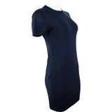 Chanel Navy Cotton Knitted Short Sleeve Dress (D38 / FR40)